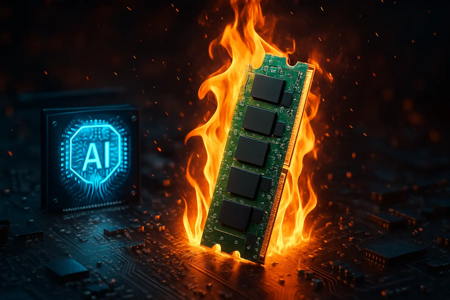 La fiebre de la IA ya golpea al hardware: la escasez de memoria RAM vuelve a tensar todo el mercado tecnológico