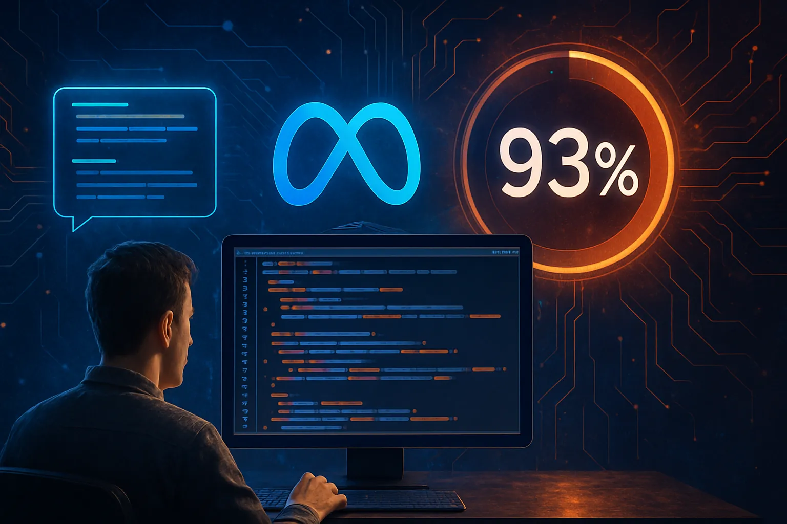 Meta mejora la revisión de código con una nueva técnica de prompting y presume de rozar el 93% de acierto
