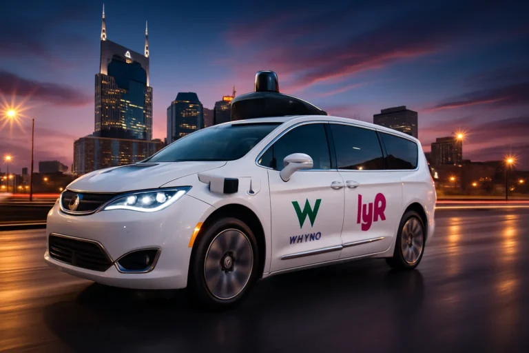 Waymo acelera el robotaxi en Estados Unidos y abre servicio en Nashville de la mano de Lyft