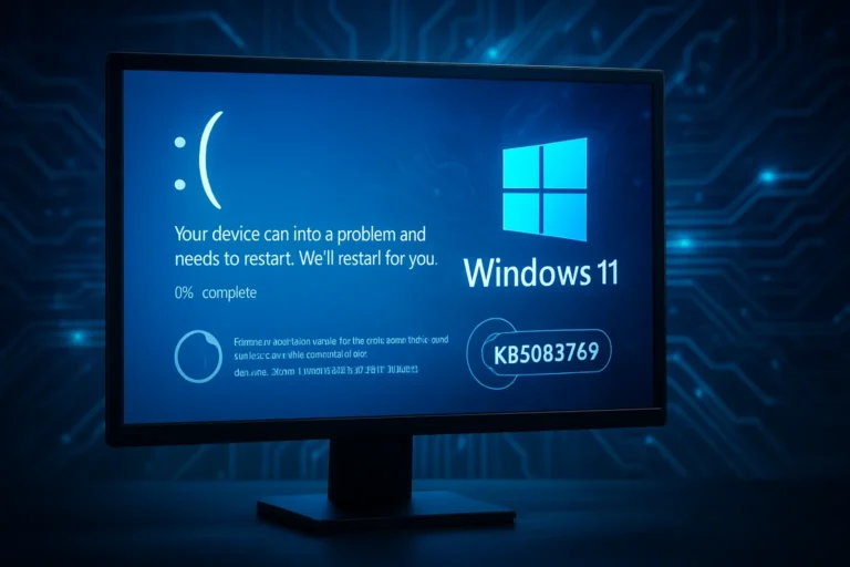 Windows 11 vuelve a tropezar: la actualización KB5083769 provoca reinicios en bucle y pantallazos azules