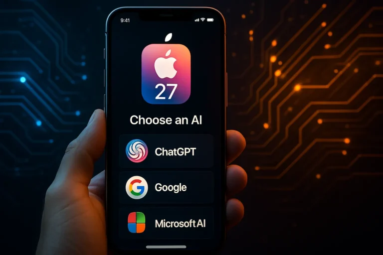 Apple prepara iOS 27 para que el usuario elija qué IA quiere usar en el iPhone