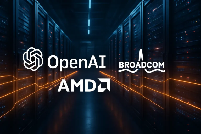 OpenAI, AMD y Broadcom se alían para acelerar el entrenamiento de superordenadores de IA