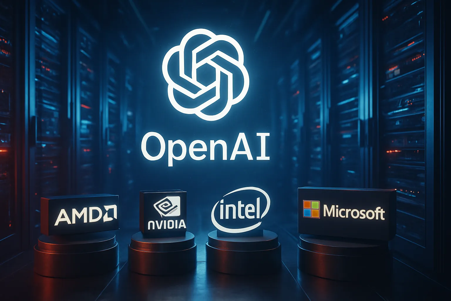 OpenAI une a AMD, Nvidia, Intel y Microsoft para acelerar los superordenadores de IA