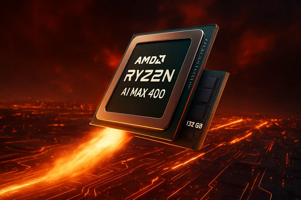 AMD dispara la carrera de los PC con IA con Ryzen AI Max 400 y hasta 192 GB de memoria
