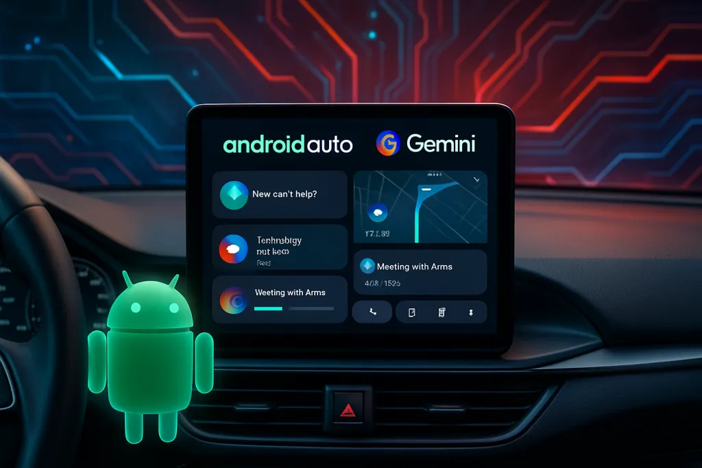 Android Auto se reinventa con Gemini, diseño adaptable y funciones inteligentes para el coche conectado