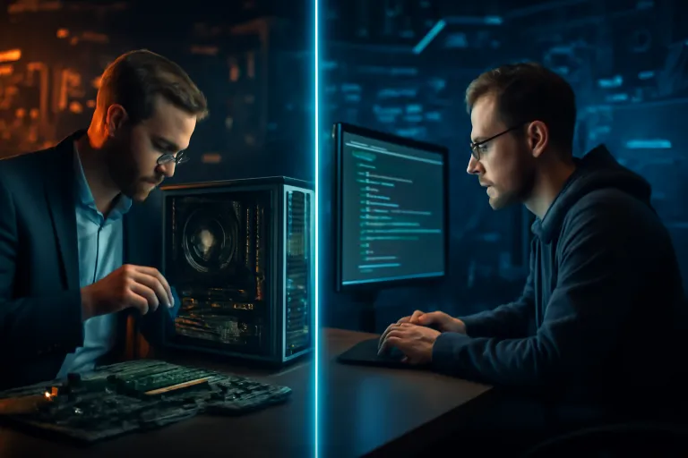 ¿Cuál es la diferencia entre ingeniería informática y desarrollo de software?
