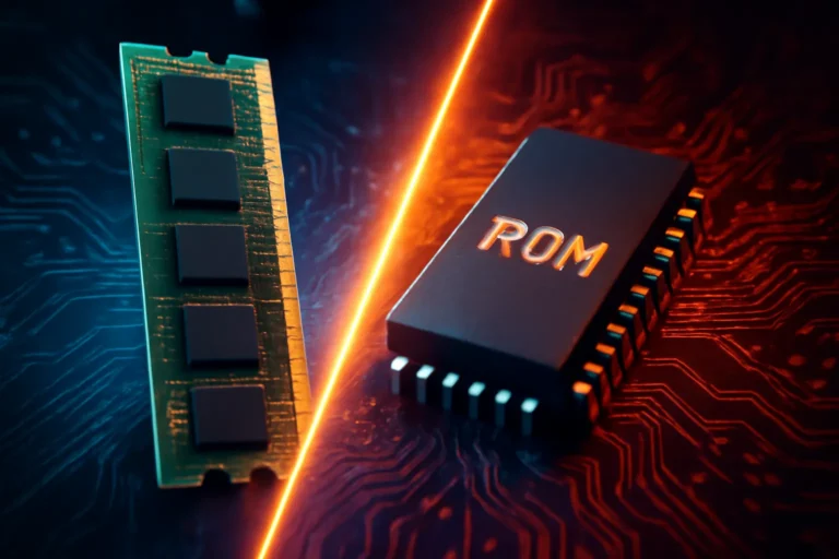 diferencia entre memoria ram y rom