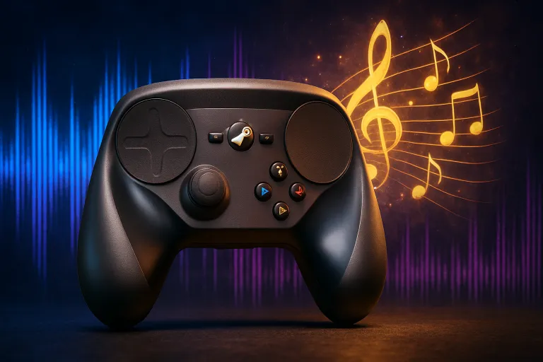 El nuevo Steam Controller ya puede “cantar” gracias a sus motores hápticos