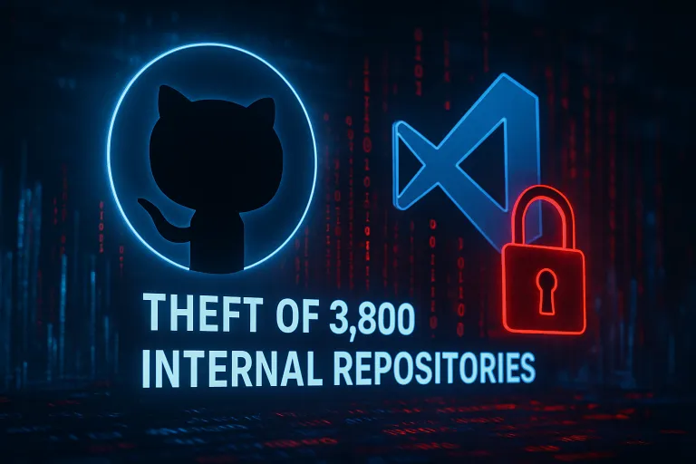 GitHub confirma el robo de 3.800 repositorios internos por una extensión maliciosa de VS Code