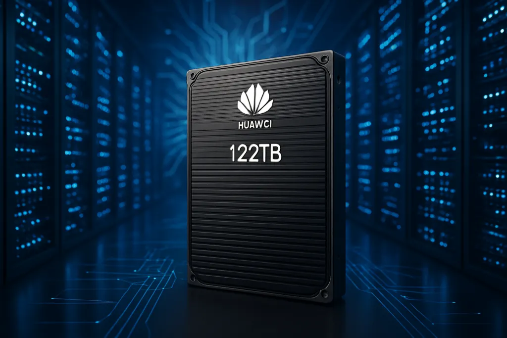 Huawei presume de músculo tecnológico con un SSD de 122 TB para centros de datos de IA