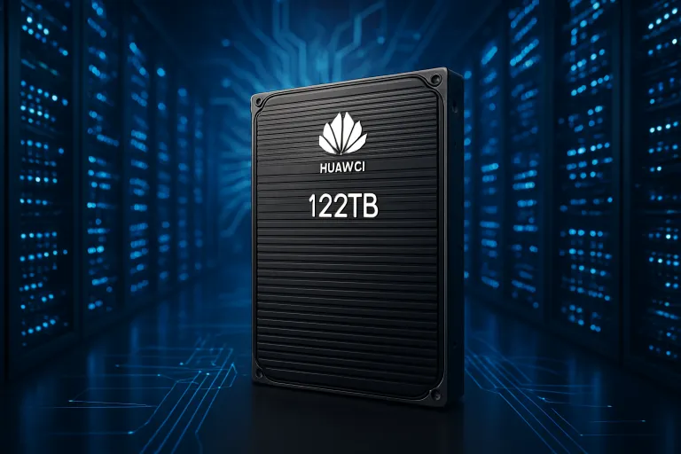 Huawei presume de músculo tecnológico con un SSD de 122 TB para centros de datos de IA