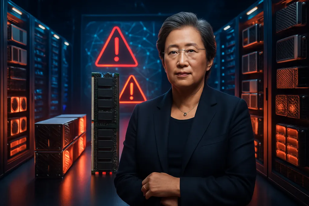 Lisa Su avisa de una nueva crisis de RAM, SSD y GPU impulsada por los centros de datos de IA
