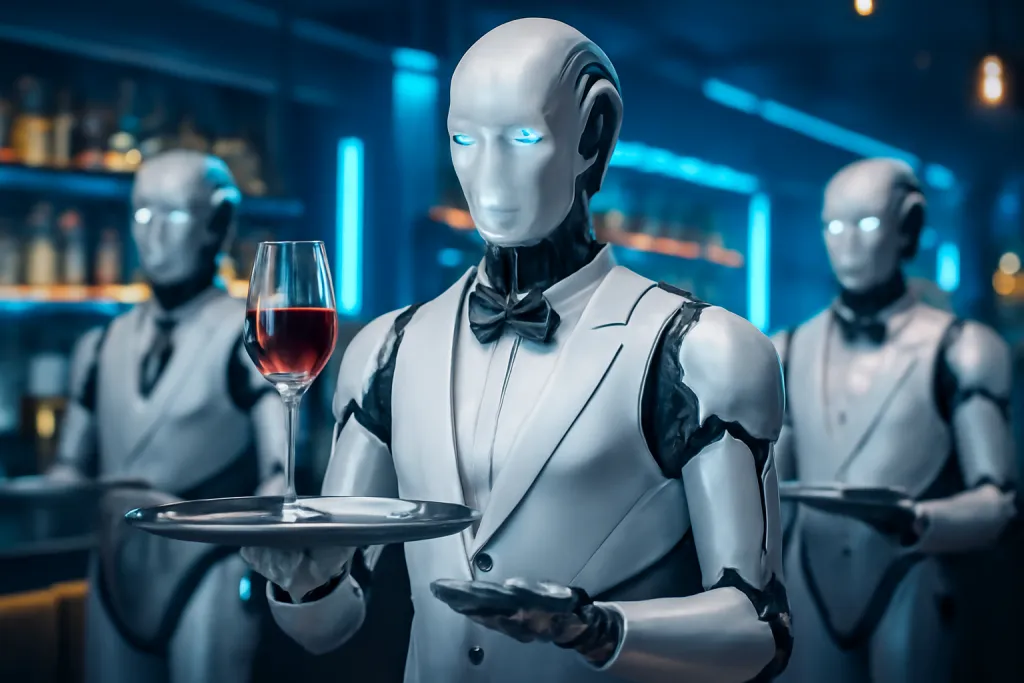 robots camareros