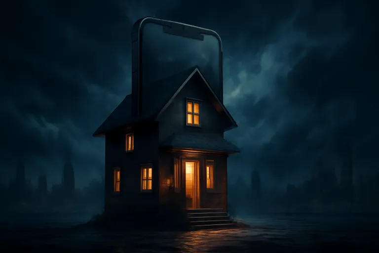 smartphone house
