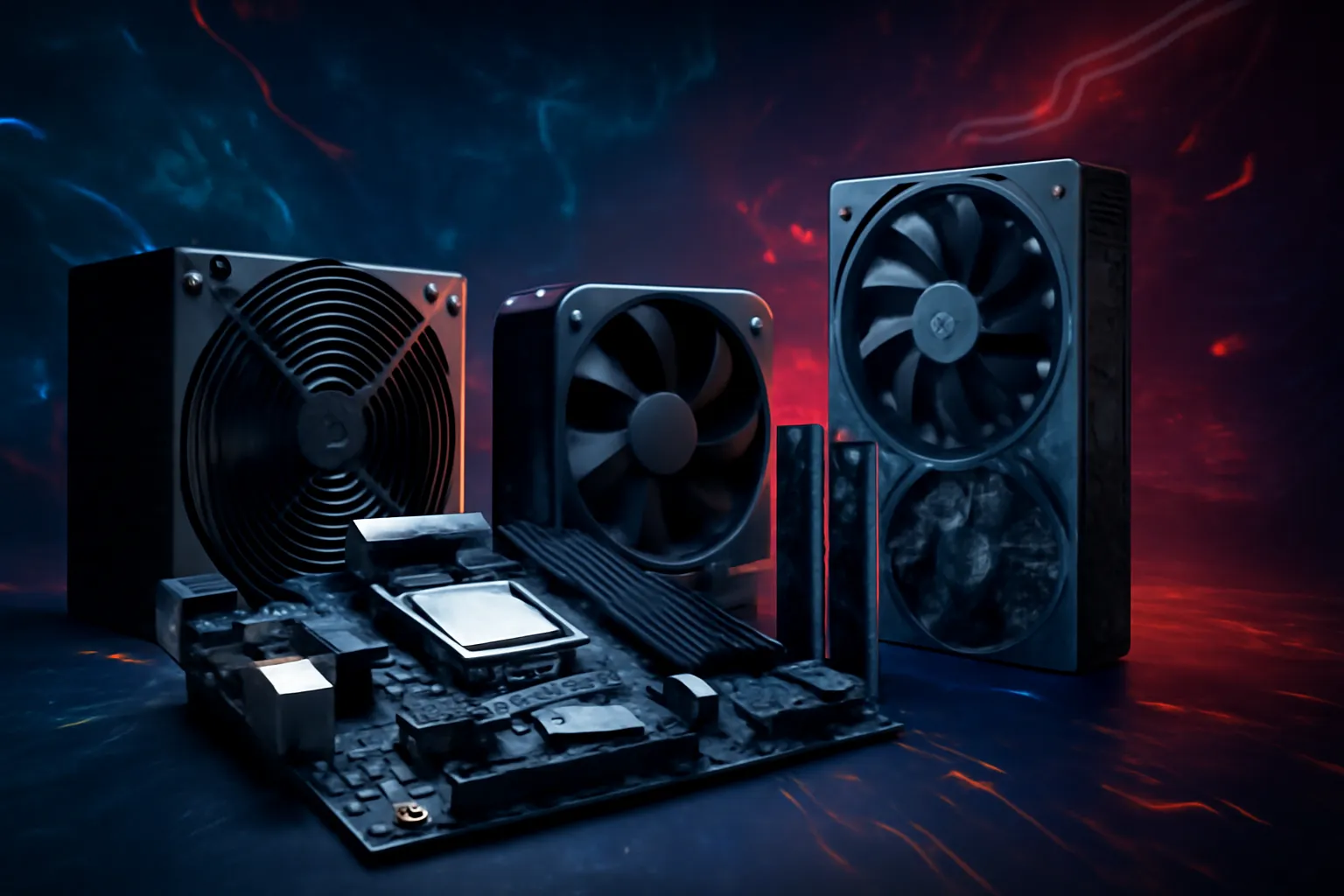 ¿Cuáles son los componentes de hardware de un ordenador?