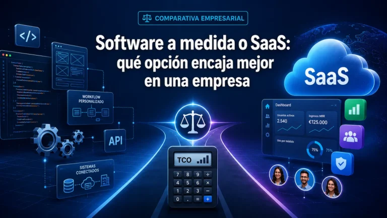 Software a medida o SaaS qué opción encaja mejor en una empresa