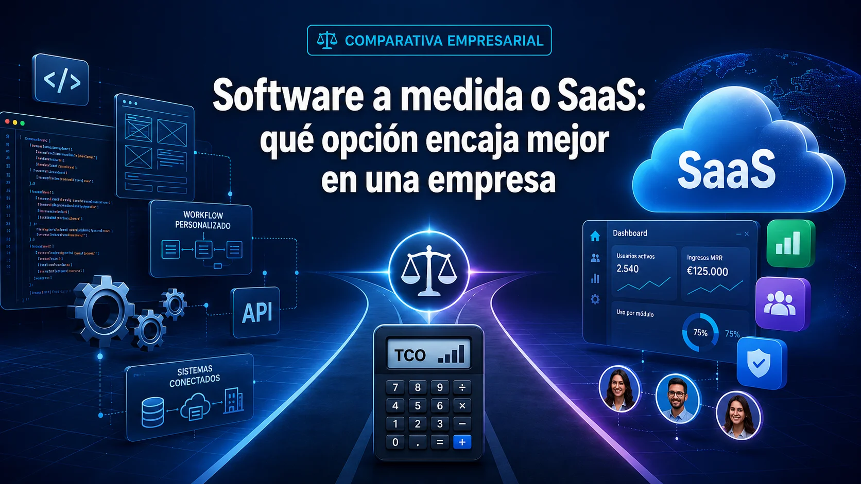 Software a medida o SaaS qué opción encaja mejor en una empresa