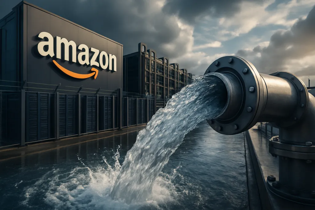 Amazon revela el enorme consumo de agua de sus centros de datos y presume de ser más eficiente que sus rivales
