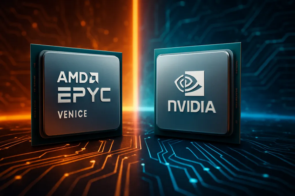 AMD reta a Nvidia en IA agéntica con EPYC Venice y una promesa de rendimiento brutal