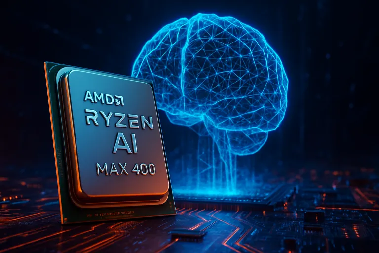 AMD sube la apuesta en IA local con Ryzen AI Max 400 y soporte para modelos gigantes