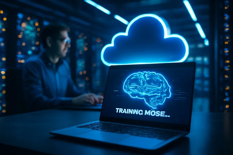 ¿Cómo entrenar un modelo de IA en la nube?