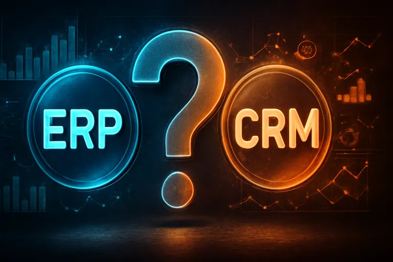 ¿Cuál es la diferencia entre ERP y CRM?