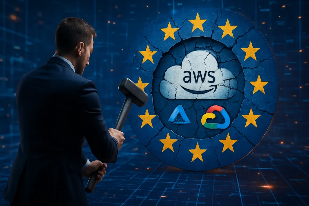 Europa prepara su golpe a AWS, Azure y Google Cloud para recuperar el control de sus datos