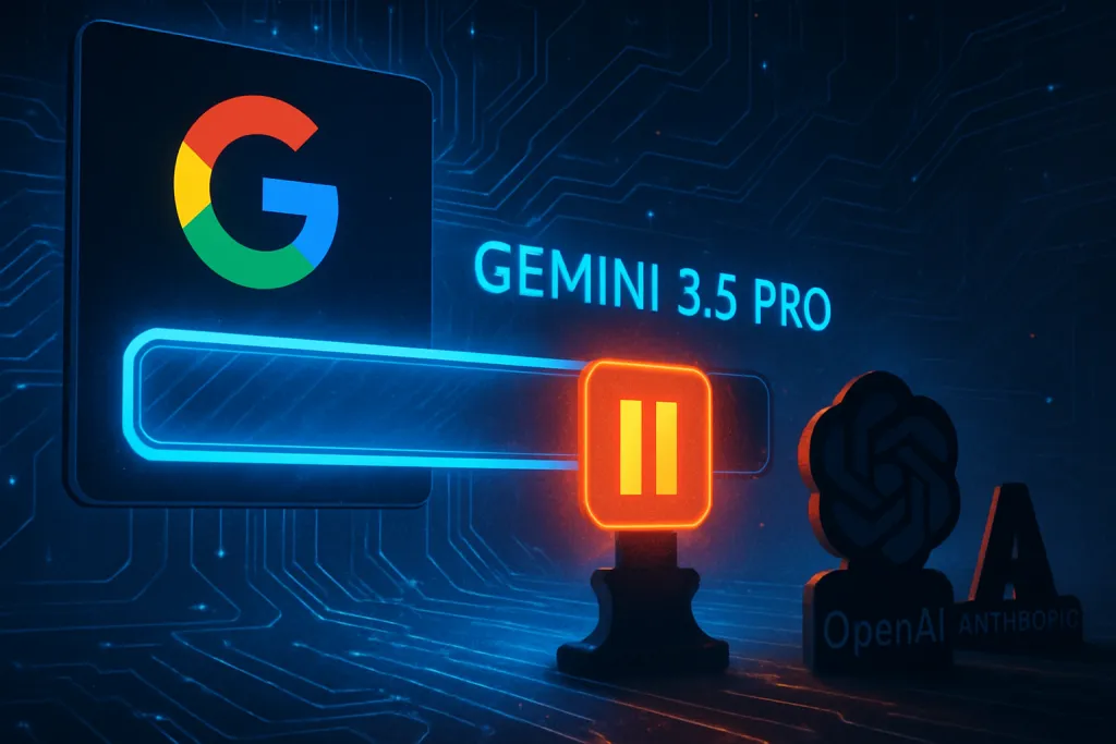 Google retrasa Gemini 3.5 Pro para mejorar su respuesta frente a OpenAI y Anthropic