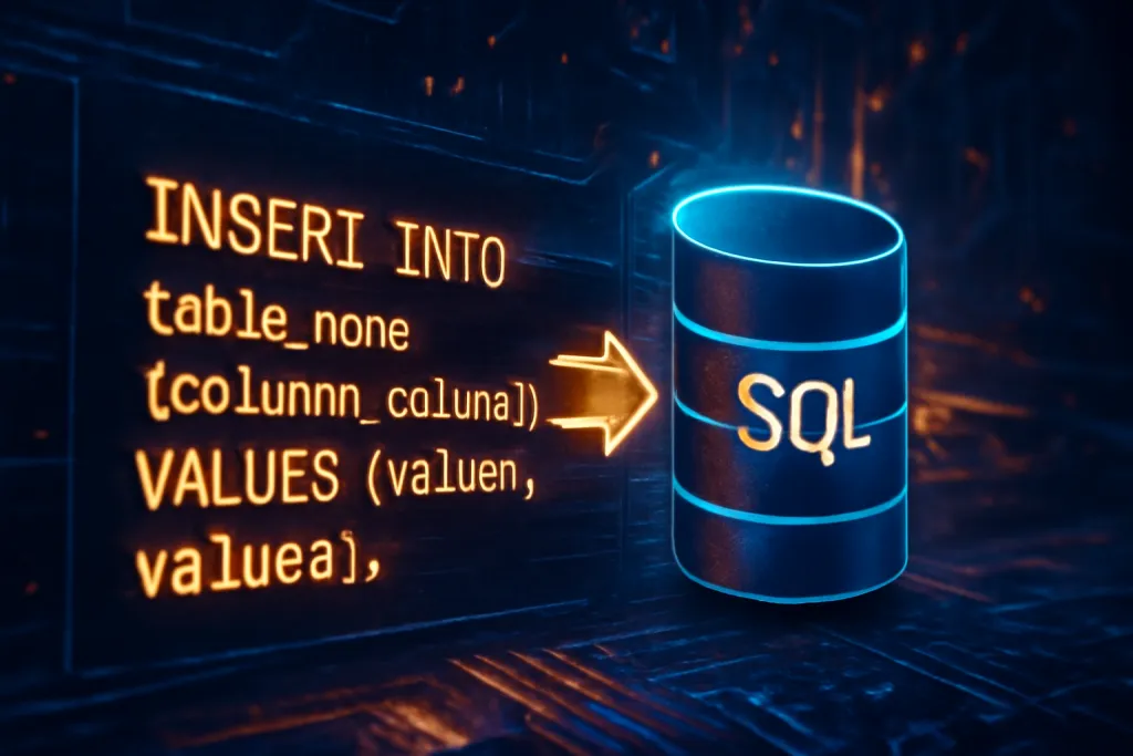 insert en sql