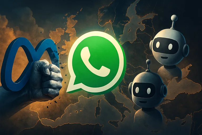 Meta recibe un golpe en Europa: deberá abrir WhatsApp a chatbots rivales de IA