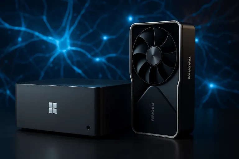 Microsoft lanza una Surface Dev Box con Nvidia para ejecutar modelos de IA sin depender de la nube