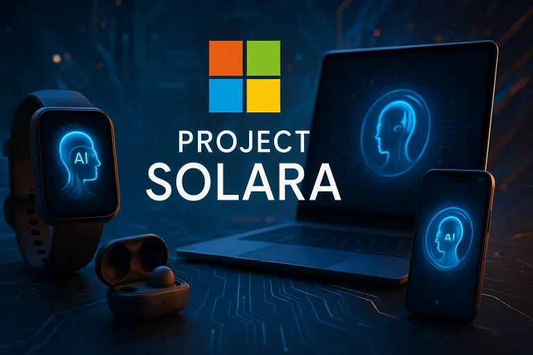 Microsoft prepara Project Solara, el sistema operativo para gadgets con agentes de IA