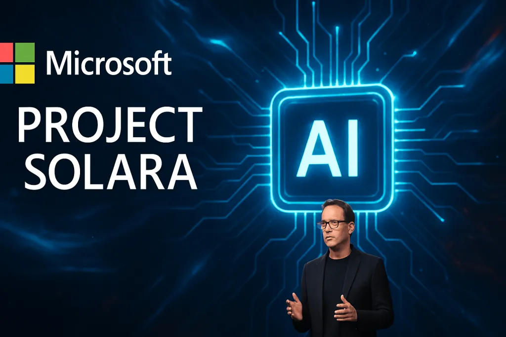 Microsoft presenta Project Solara: el sistema que quiere sustituir las apps por agentes de IA