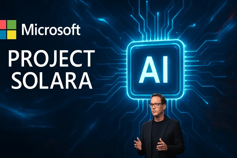 Microsoft presenta Project Solara: el sistema que quiere sustituir las apps por agentes de IA