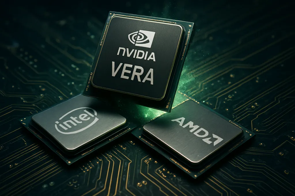 NVIDIA presiona a Intel y AMD con Vera, su gran apuesta para entrar de lleno en el mercado CPU