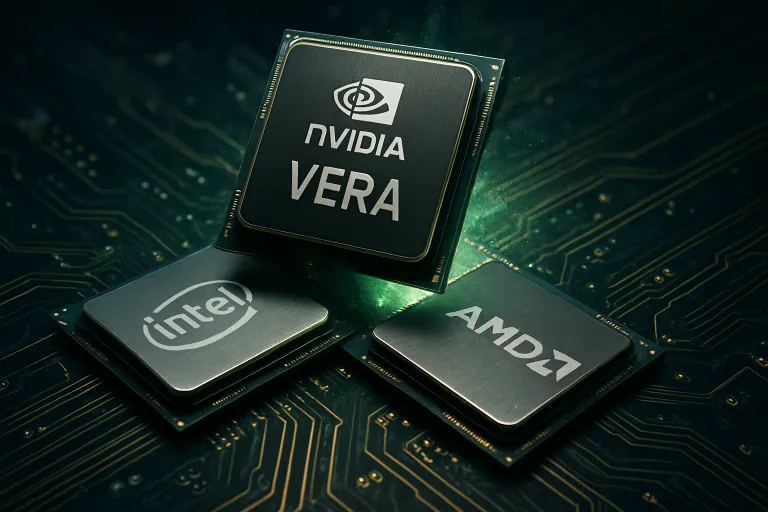 NVIDIA presiona a Intel y AMD con Vera, su gran apuesta para entrar de lleno en el mercado CPU
