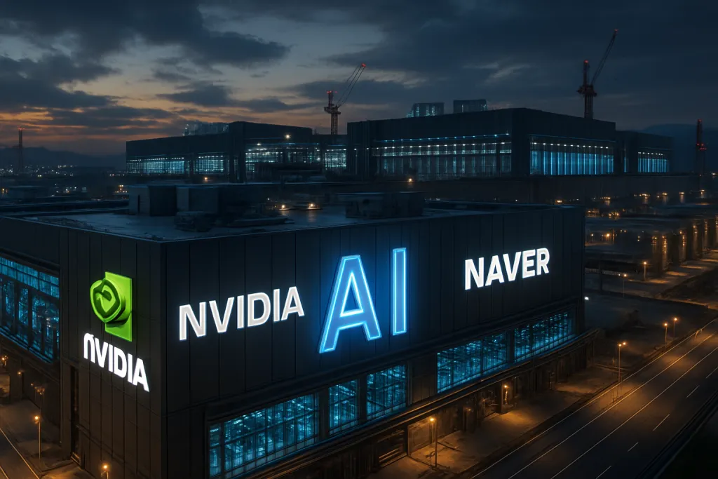 Nvidia y NAVER preparan fábricas de IA a escala de gigavatios en Corea del Sur