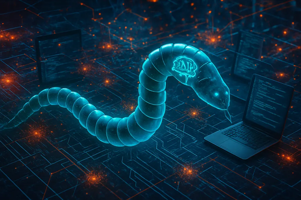 Un nuevo gusano informático con IA aprende a hackear dispositivos mientras se propaga