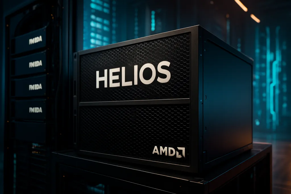 AMD desafía a Nvidia con Helios, su nuevo sistema a gran escala para conquistar la infraestructura de IA