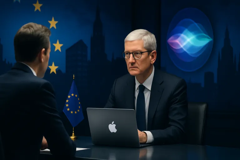 Apple negocia con Bruselas para evitar que la nueva Siri con IA se quede fuera de Europa