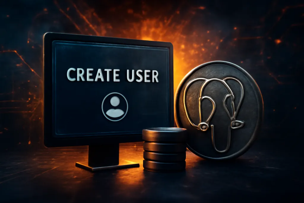 create user postgresql
