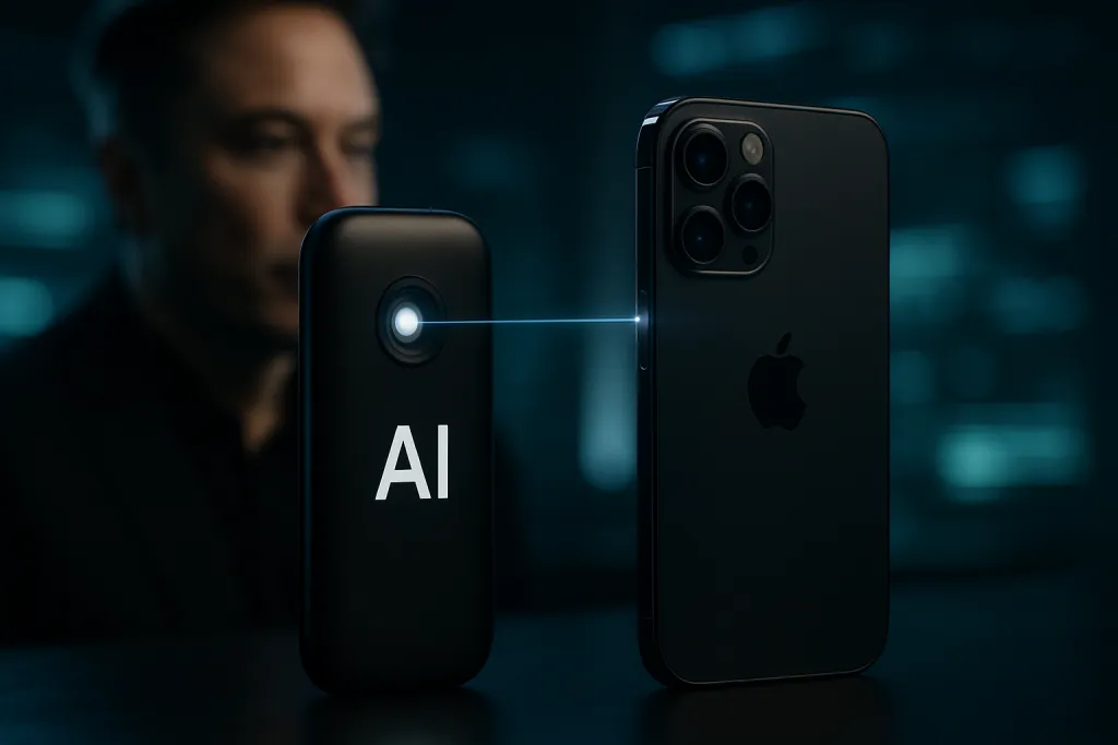 El prototipo de dispositivo con IA de Elon Musk apunta directamente contra el iPhone