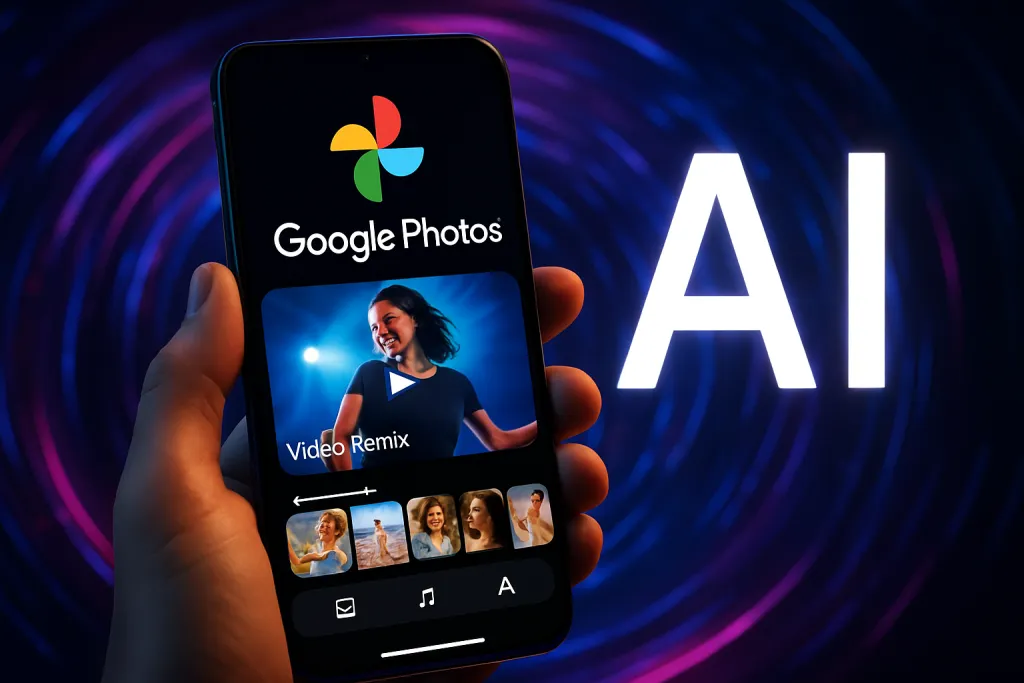 Google Fotos estrena Video Remix con IA y apunta a cambiar la edición móvil para siempre