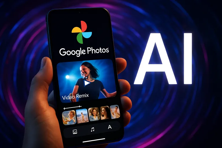 Google Fotos estrena Video Remix con IA y apunta a cambiar la edición móvil para siempre