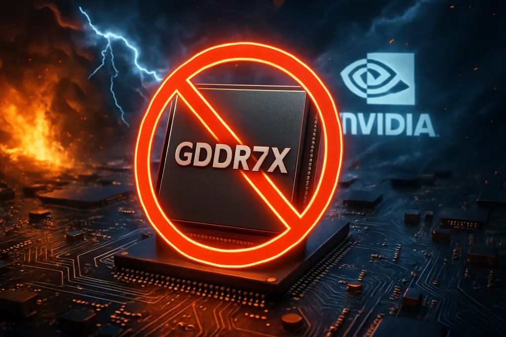 La crisis de memoria amenaza con cancelar la GDDR7X y alterar los planes de Nvidia