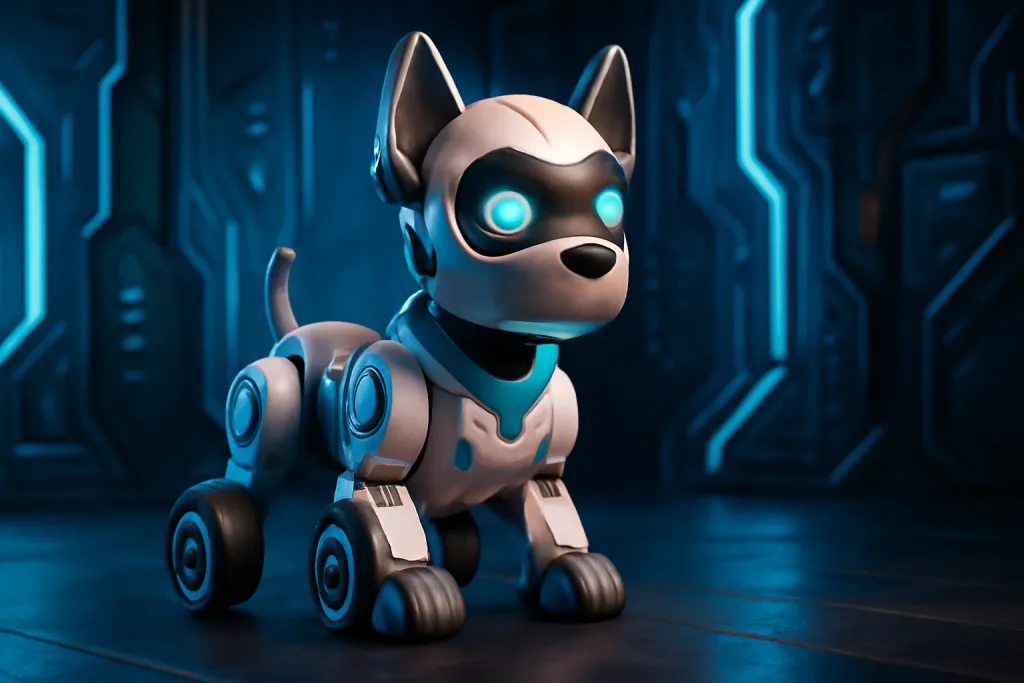 perro robot juguete