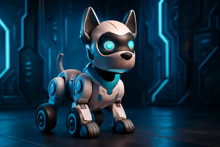 perro robot juguete