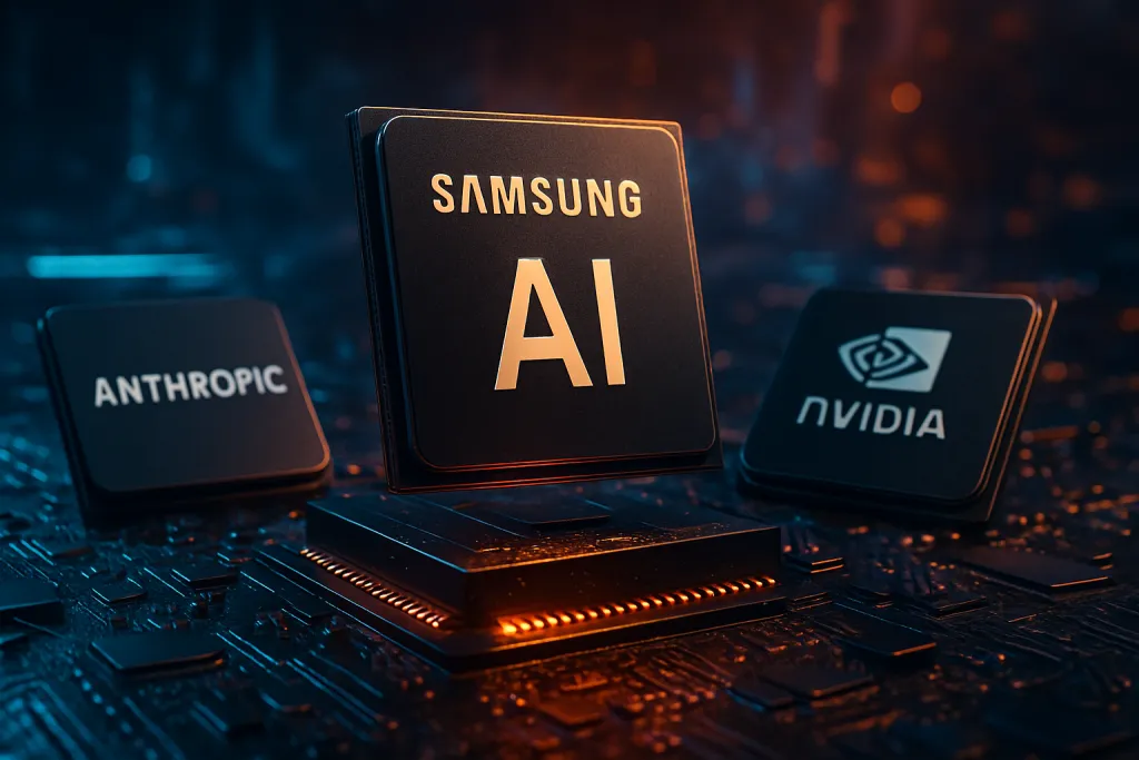 Samsung se acerca a Anthropic y amenaza el dominio de Nvidia con chips de IA de nueva generación