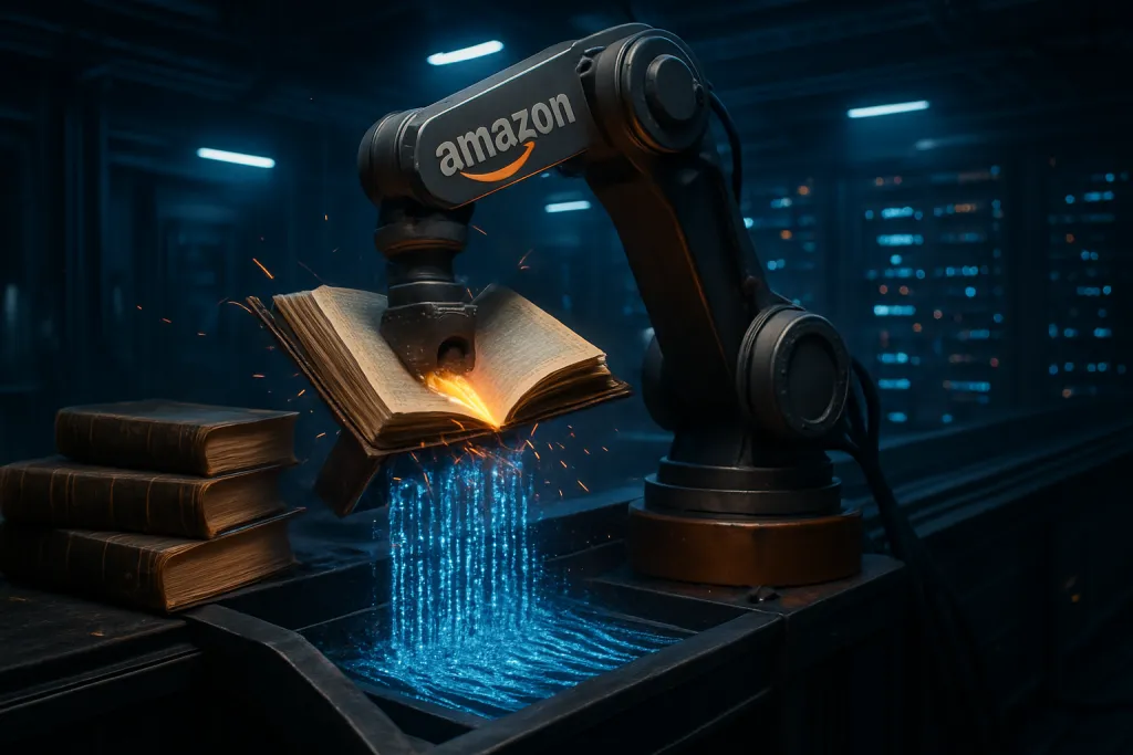 Amazon está destruyendo libros raros para convertirlos en datos de entrenamiento para inteligencia artificial
