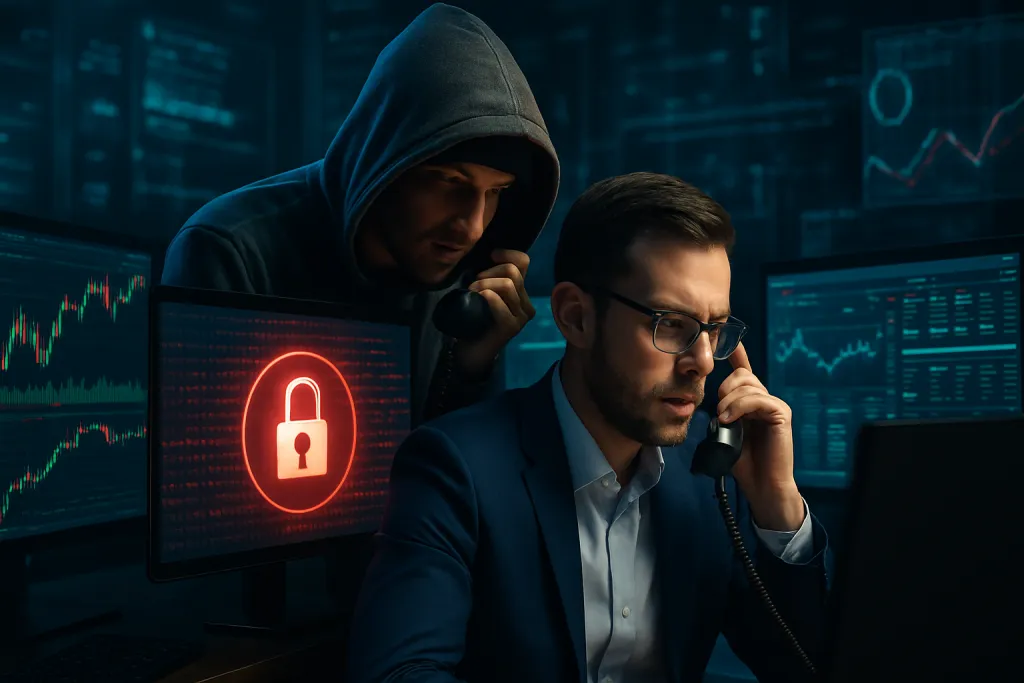 Google alerta de una nueva oleada de hackers que llaman a empleados de empresas financieras para robar datos y extorsionarlas